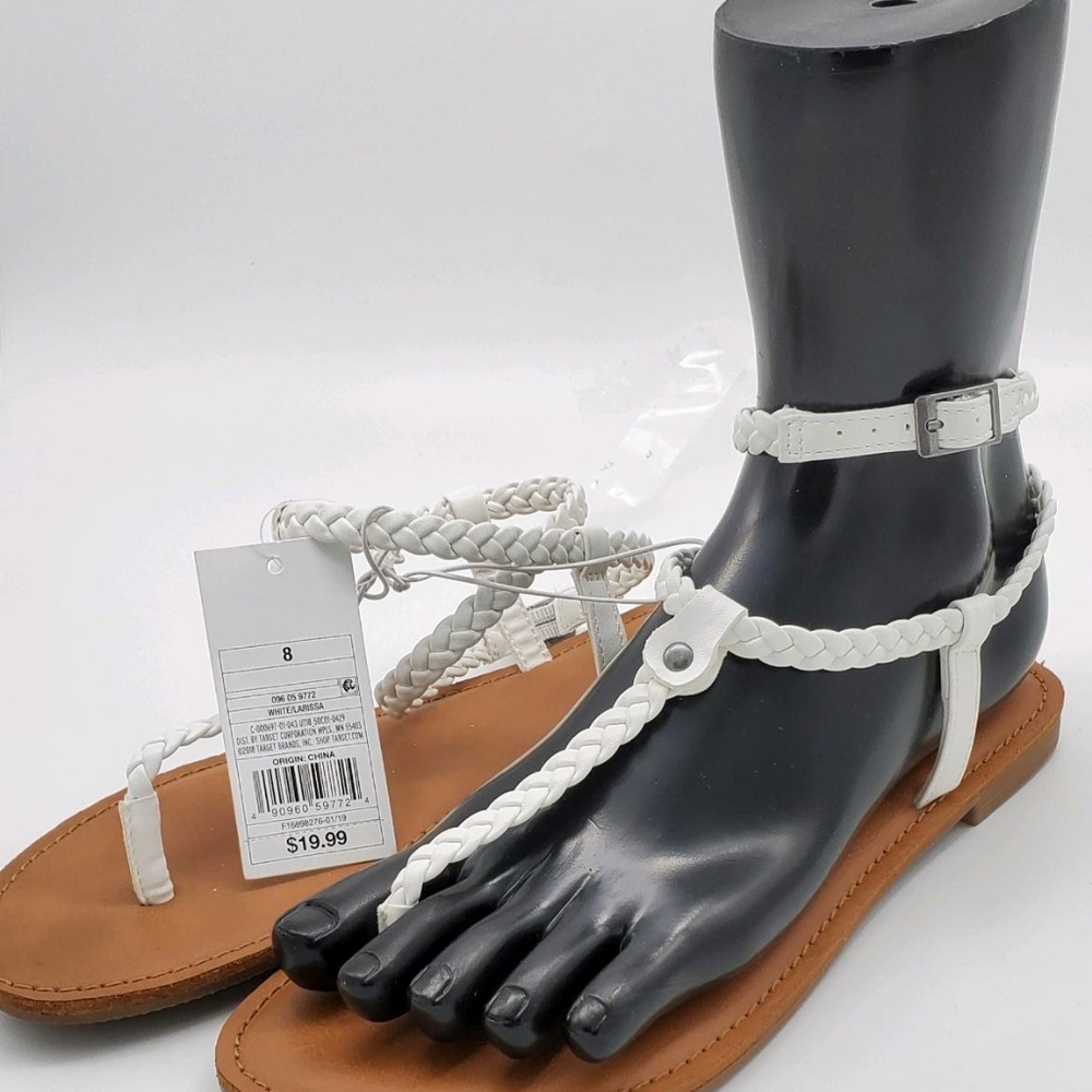 Universal Thread Larissa Braided Ankle-Wrap sandal